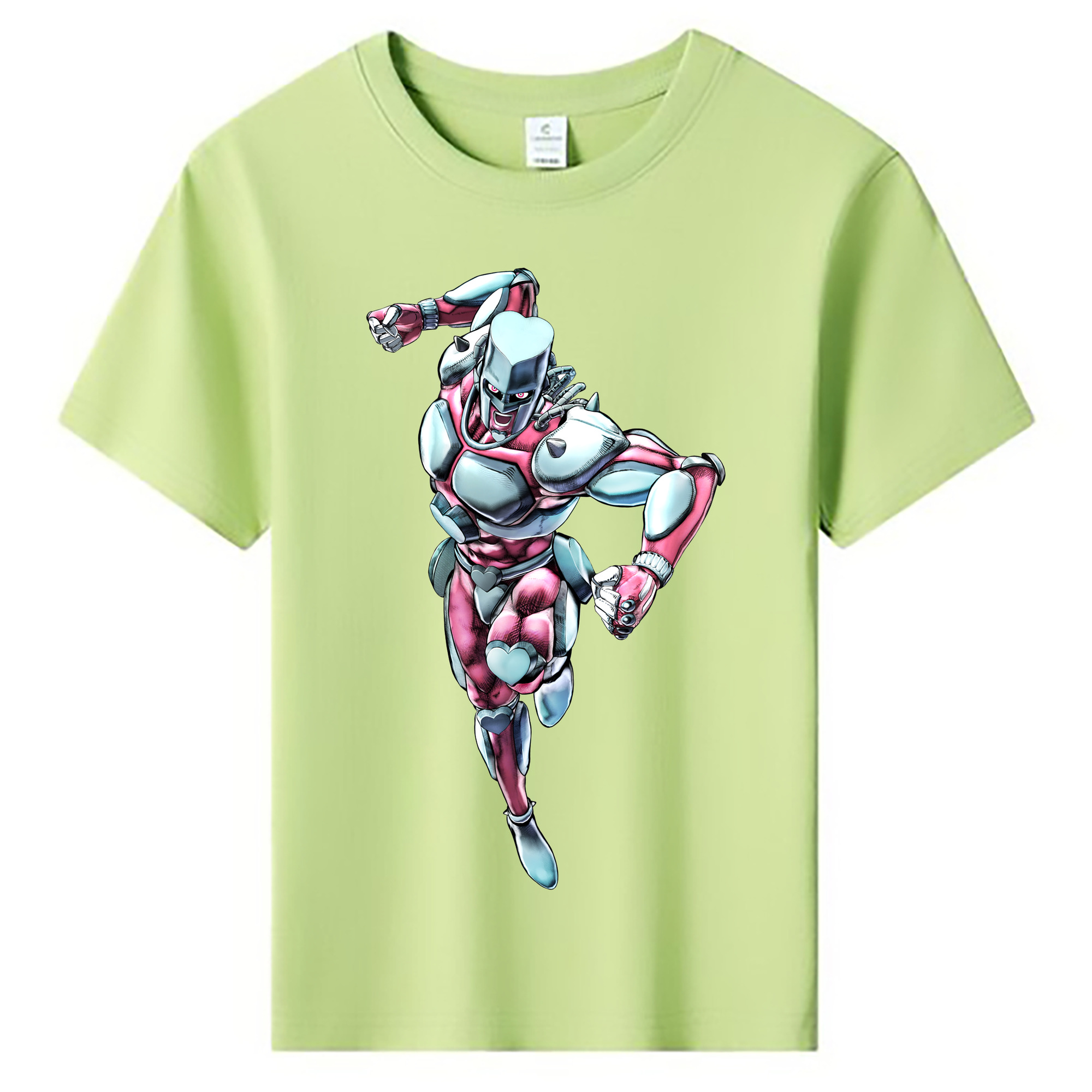 （画像用） ジョジョの奇妙な冒険 ひがしかた じょうすけ JoJo's Bizarre Adventure Higashikata Josuke 綿100％キッズTシャツ（フロントプリント）